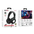 Borofone Headphones BO112 Wave gaming with microphone black Фото num