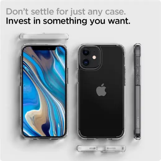 Spigen ULTRA HYBRID IPHONE 12 MINI CRYSTAL CLEAR Photo