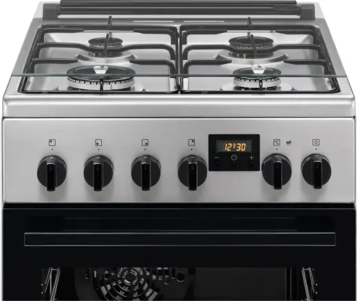 Electrolux gāzes plīts ar elektrisko cepeškrāsni, nerūsējoša tērauda, 50cm Photo