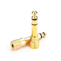 UGREEN 20503 Adapter 6.5 mm jack to 3.5 mm mini jack (golden) Photo