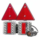 Magnetic trailer lamp set with triangle — Photo 1