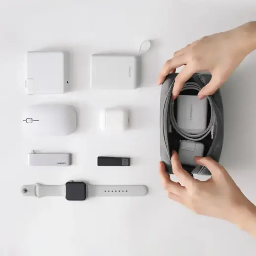 Ugreen case pouch multifunctional organizer for accessories gray (LP285) Foto 3