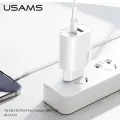 USAMS Ład. siec. 1xUSB-C+1xUSB T35 20W (only head) PD3.0 +QC3.0 Fast Charging biały|white CC121TC01 (US-CC121) Фото num