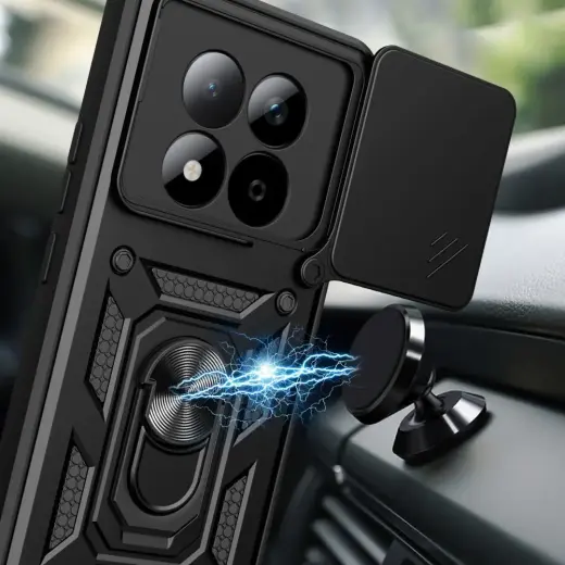 TECH-PROTECT CAMSHIELD PRO XIAOMI REDMI NOTE 15 PRO 5G MATTE BLACK Foto 4