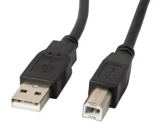 Cable USB-A(M)-USB-B(M) 2.0 1.0M black FERRYT
