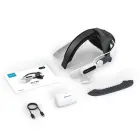 BoboVR E3 Pro Head Strap with Battery for Meta Quest 3 and 3S - White and Black Photo
