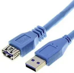 Brackton data transfer and charging cable | USB-A to Micro B | 1.8m | blue