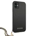 Guess Saffiano Chain - Etui iPhone 11 (czarny) Foto 4
