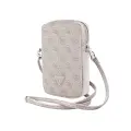 Guess PU 4G Triangle Logo Wallet Phone Bag Zipper Pink — Foto 2