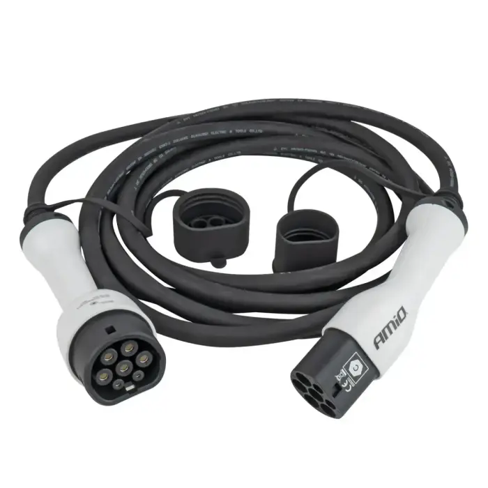 EV Charging Cable with Connector Type2 to Type2 3P 11 kW 5 m AMIO-04971
