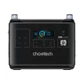 Choetech BS006 Super Mini внешний аккумулятор (powerbank) | 1997Wh | 2000W | USB-A, USB-C, AC, Авто, XT60, DC | LED фонарик | черный Фото num