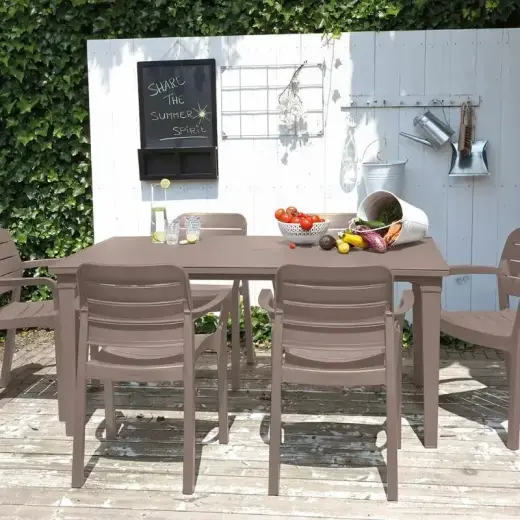 Dārza krēsls Tisara bēšs Foto 4