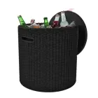 Garden table/storage box Cool Stool brown — Photo 1