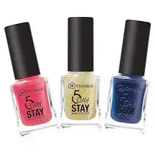 Dermacol 5 Day Stay Nail Polish 55 Black Onyx 11 ml