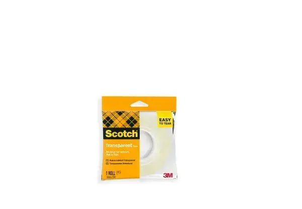 Līmlente SCOTCH 508, caurspīdīga, 19mm x 33m, 1 gb. Foto 2