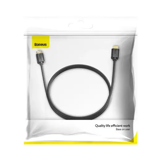 Baseus HDMI 2.0 cable 4K 60 Hz 3D HDR 18 Gbps 2 m black (CAKGQ-B01) Фото num
