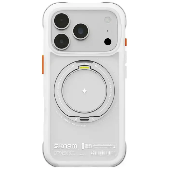 Case Skinarma Atlas MagSafe + Rotating Kick Stand for iPhone 18 Pro / 17 Pro white