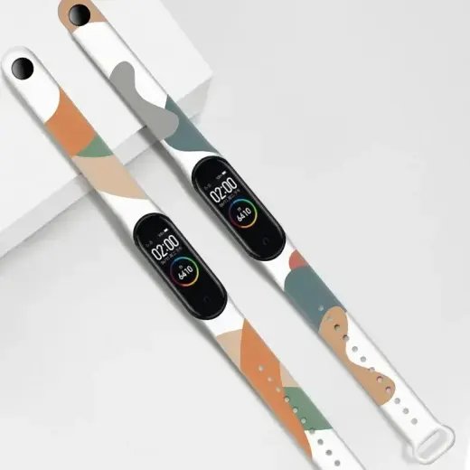 Strap Moro band for Xiaomi Mi Band 3 / 4 silicone strap watch bracelet pattern 7 Foto 5