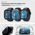 Spigen Elite Shield âEZ FITâ Hybrid Glass 2-PACK for Apple Watch 10 (42MM) - Clear Фото num