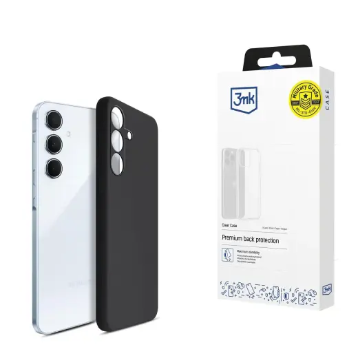 3mk Silicone Case for Samsung Galaxy A55 5G - Black Фото num