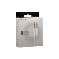 Borofone BL1 Premium AUX vads 3.5 mm -> 3.5 mm 1m balts Foto 2