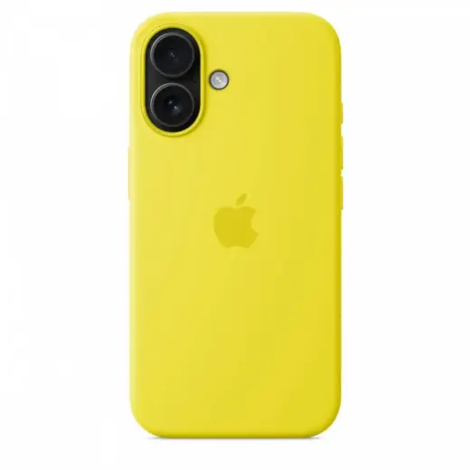 Silicone case with MagSafe for iPhone 16 - Star Fruit Photo