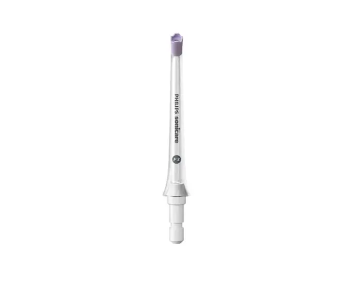 Sonicare mutes dobuma irrigatora uzgalis, balts