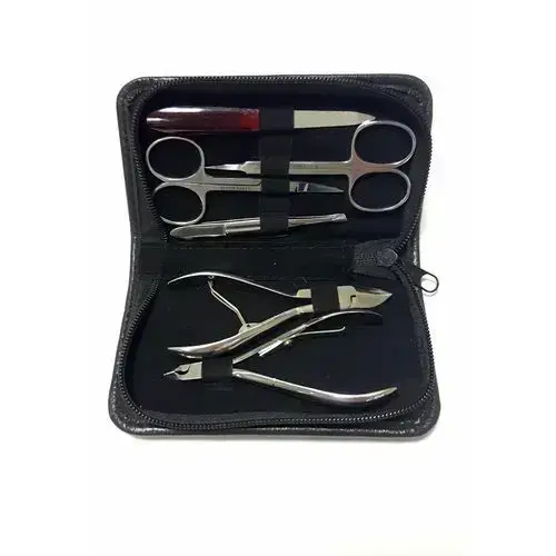 Surgana Set Argintiu De Manichiur Pentru Brbai - 6 Unelte