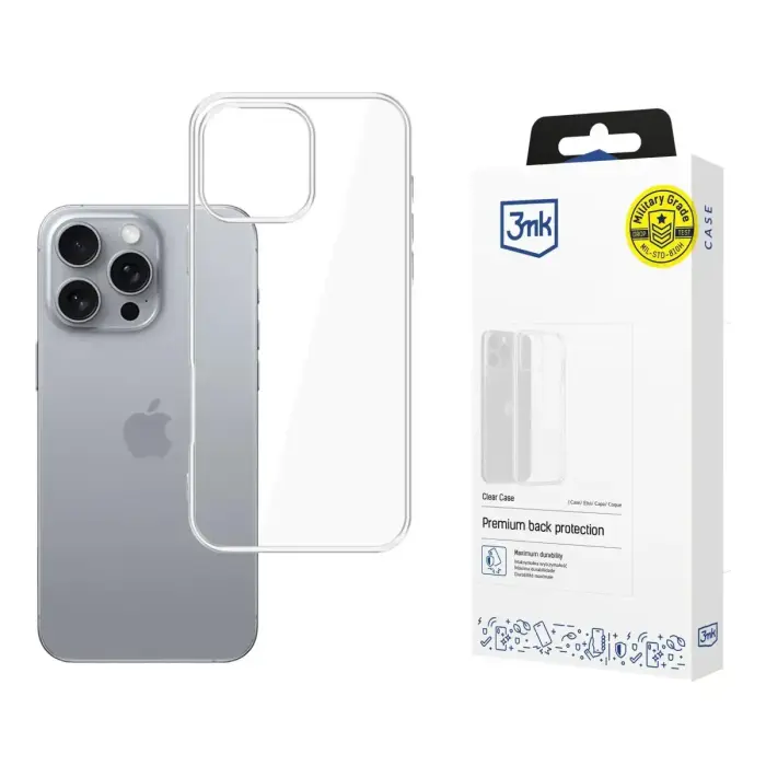 3MK Clear Case iPhone 16 Pro Max 6.9"