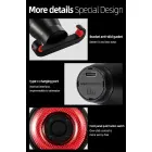 Rockbros Q5 Rear Bike Light with Intelligent Stop System - Black Foto 21