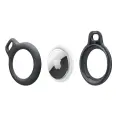 Tech-Protect Rough case for Apple AirTag with ring - black — Фото 2