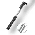 Selfie stick WHS1Y telescopic tripod 1m with phone holder - black Фото num