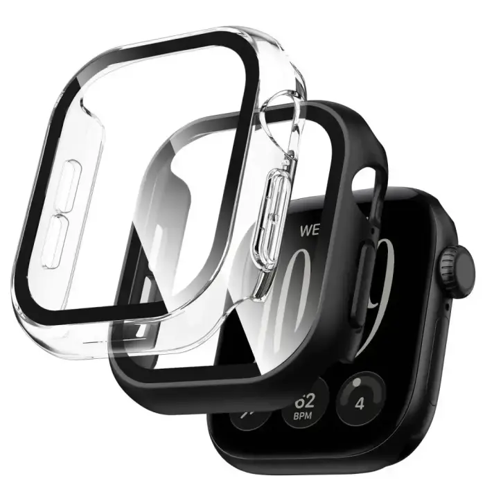 TECH-PROTECT DEFENSE 2-PACK APPLE WATCH 12 (42 MM) BLACK & CLEAR