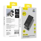 Blavec Power Bank 5000mAh BJ-03 Ultra Slim 7,8mm - Type C - 22,5W magnetic Magsafe 3 in 1 (PBBJ03-MC5G) grey (damaged packaging) Foto 3