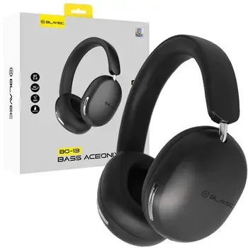 Blavec Over-ear Bluetooth Headphones BO-13 Bass Aceonix ANC (BO13-B) black (damaged packaging) Foto 2
