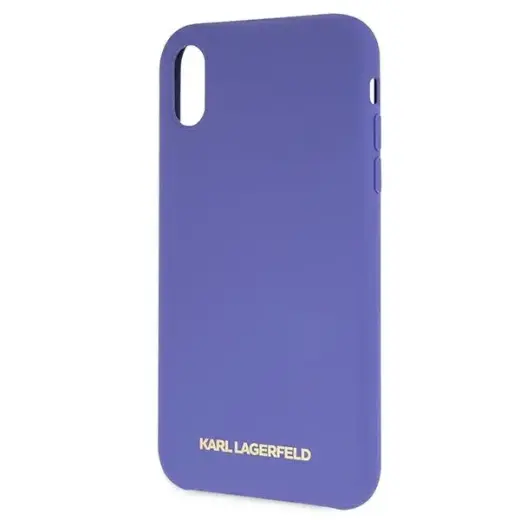 Karl Lagerfeld KLHCI61SLVOG iPhone  Xr  hardcase fioletowy|violet Silicone Фото num