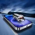 Wozinsky 65W Car Charger USB-C PD 65W | USB-A 45W QC 3.0 - Black Foto 8