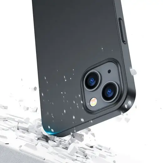 Joyroom 360 Full Case front and back cover for iPhone 13 + tempered glass screen protector black (JR-BP927 black) Фото num