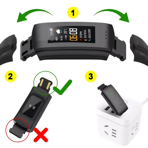 Blavec Smartband SB01 Active (SB01-B) black Фото num