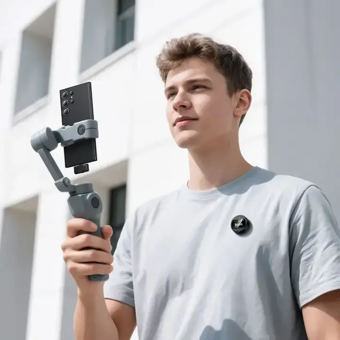 Wireless microphone USB C Hoco L21 black Foto 8