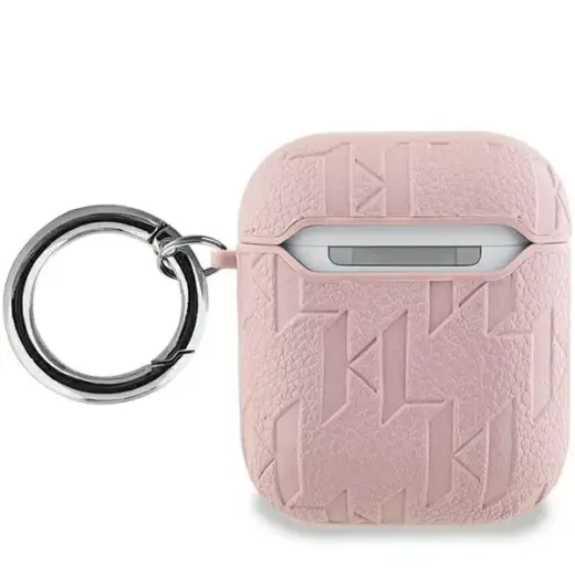 Karl Lagerfeld KLA2PGCHPP AirPods 1|2 cover różowy|pink Monogram Choupette Head Foto 2