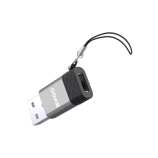 BWOO adapter BZ-38 USB-C - USB gray OTG Фото num