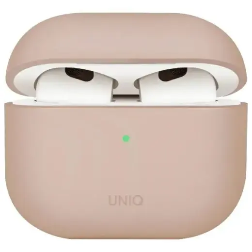 UNIQ case Lino AirPods 4 Silicone pink blush