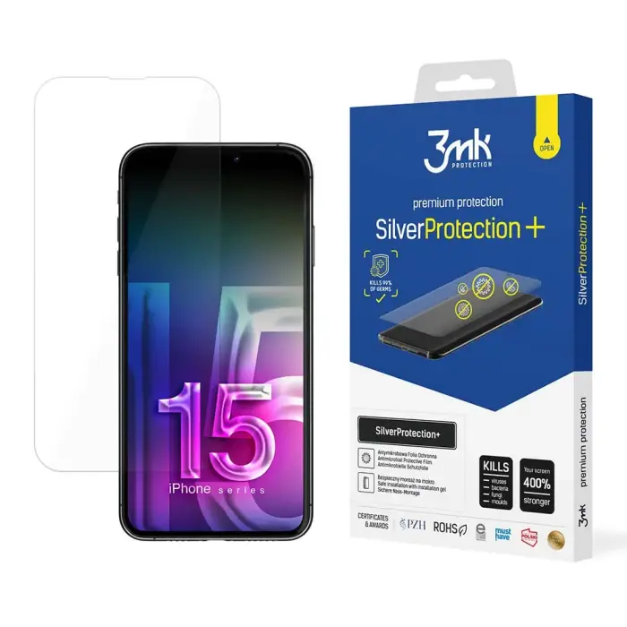 Apple iPhone 15 Pro - 3mk SilverProtection+ screen protector Фото num
