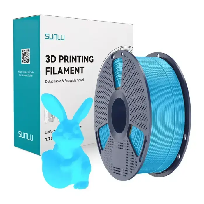 Filament Sunlu PLA Glow In The Dark (niebieski)