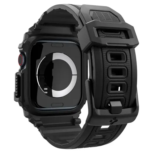 SPIGEN RUGGED ARMOR "PRO" APPLE WATCH 10 (46 MM) MATTE BLACK Фото num