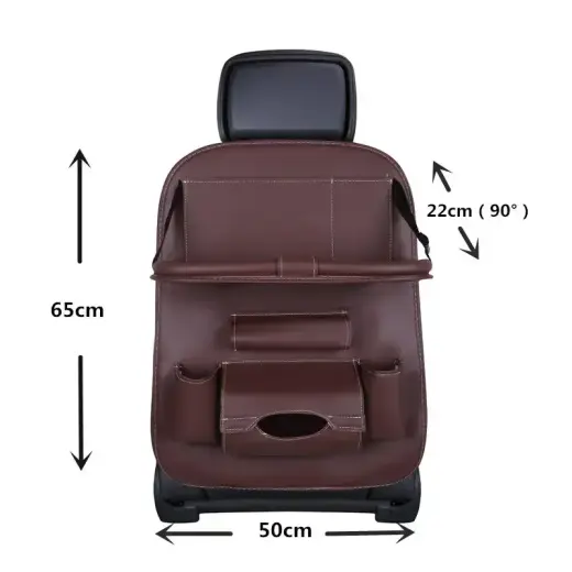 Car seat organizer seat protector seat cover shelf mini car coffee table Foto 9