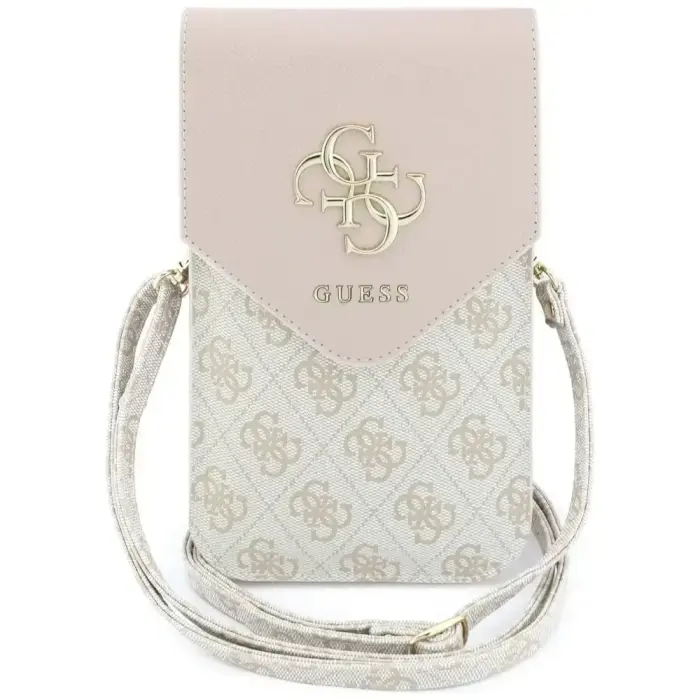 Phone bag Guess  Graines 4G &      Classic Logos pink