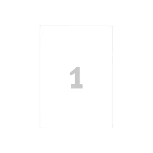 Avery Zweckform, Labels Avery 210 x 297mm, A4 (3478) Foto 3