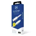 3mk Hyper Cable N-SERIES USB-A | MicroUSB 1m 5V|2.4A 12W | white Foto 4